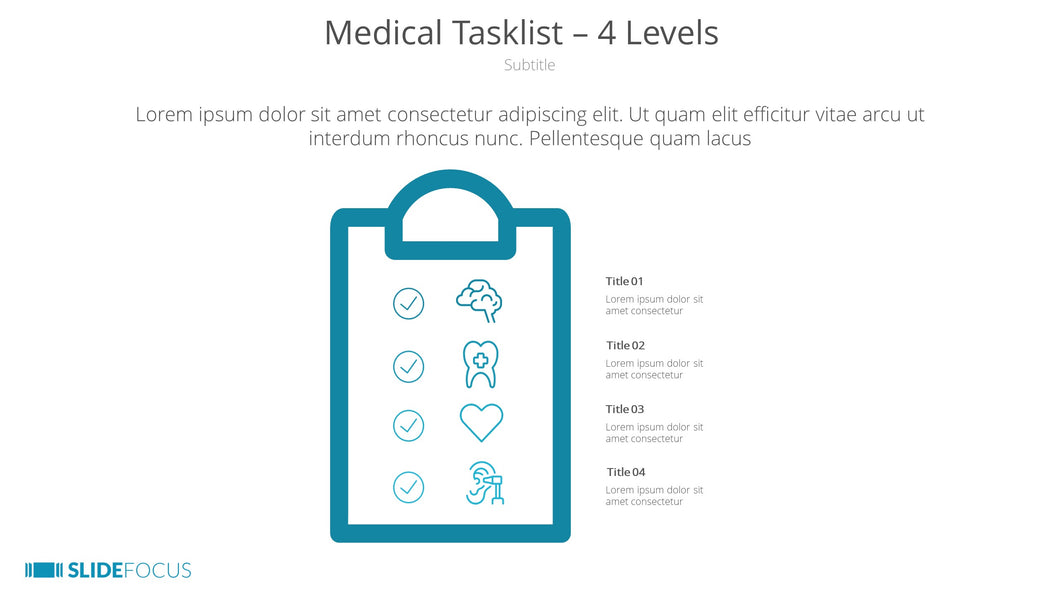 Medical Tasklist 4 Levels