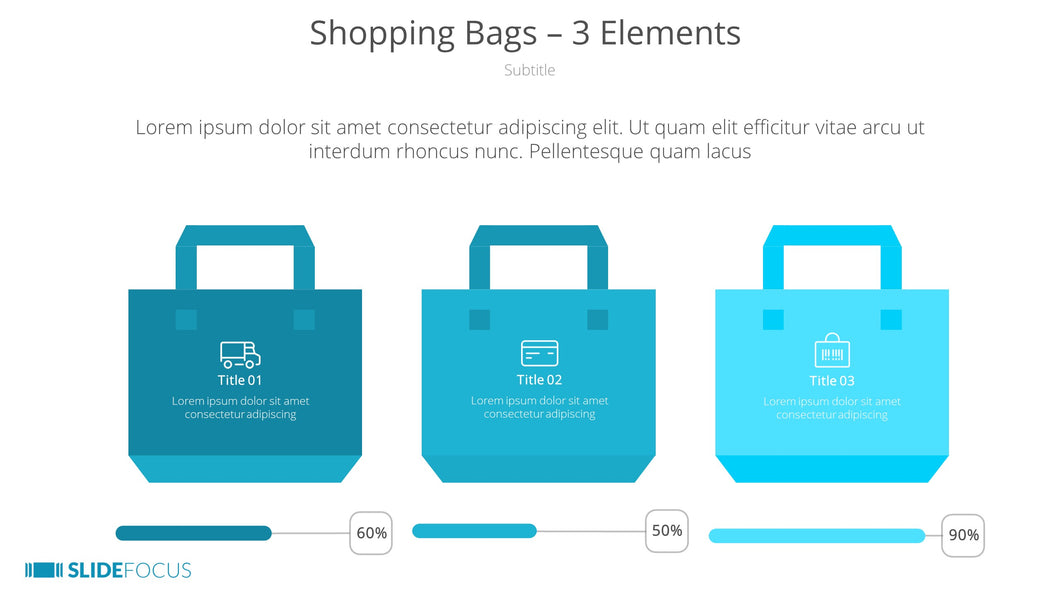 Shopping Bags 3 Elements