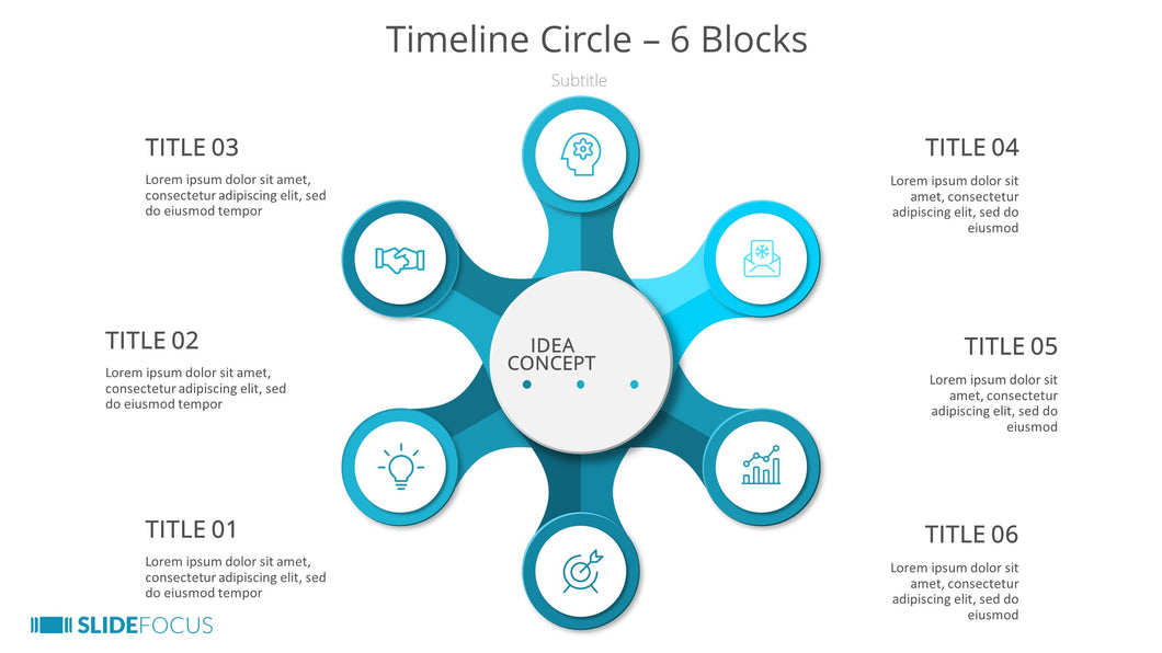 Timeline Circle 6 Blocks