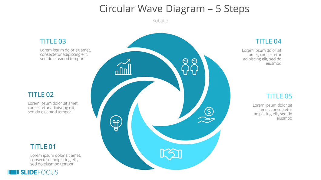 Circular Wave Diagram 5 Steps