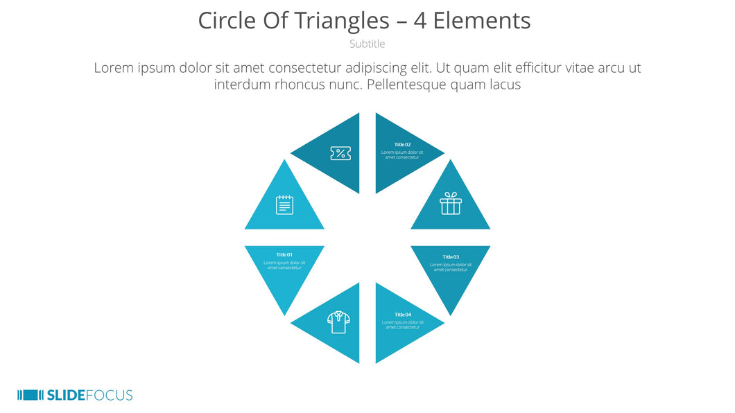 Circle Of Triangles 4 Elements