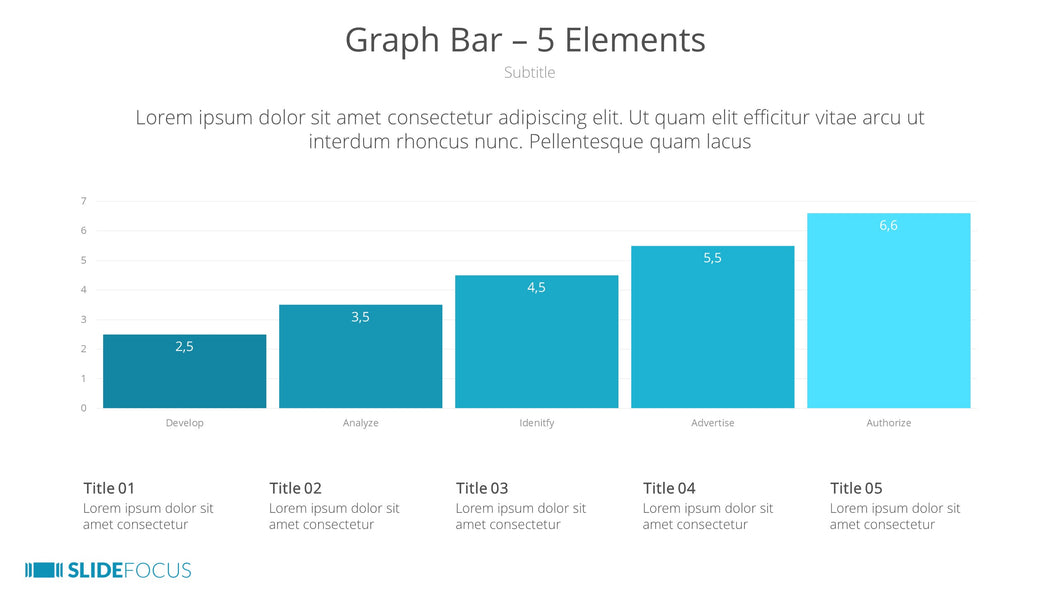 Graph Bar 5 Elements