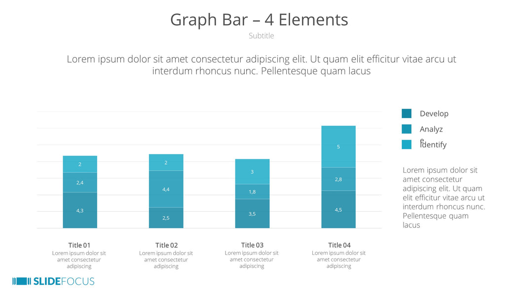 Graph Bar 4 Elements