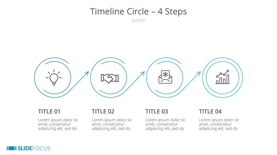 Timeline Circle 4 Steps