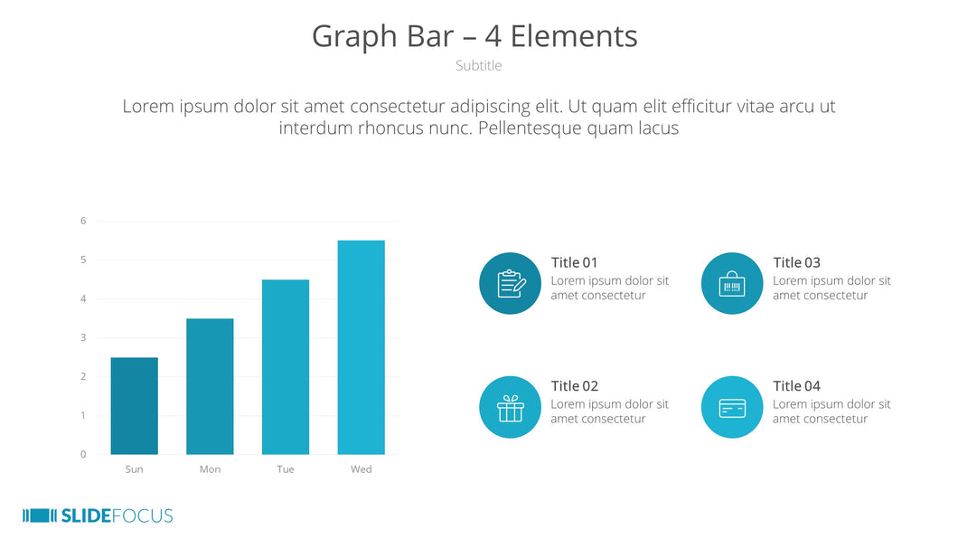 Graph Bar 4 Elements