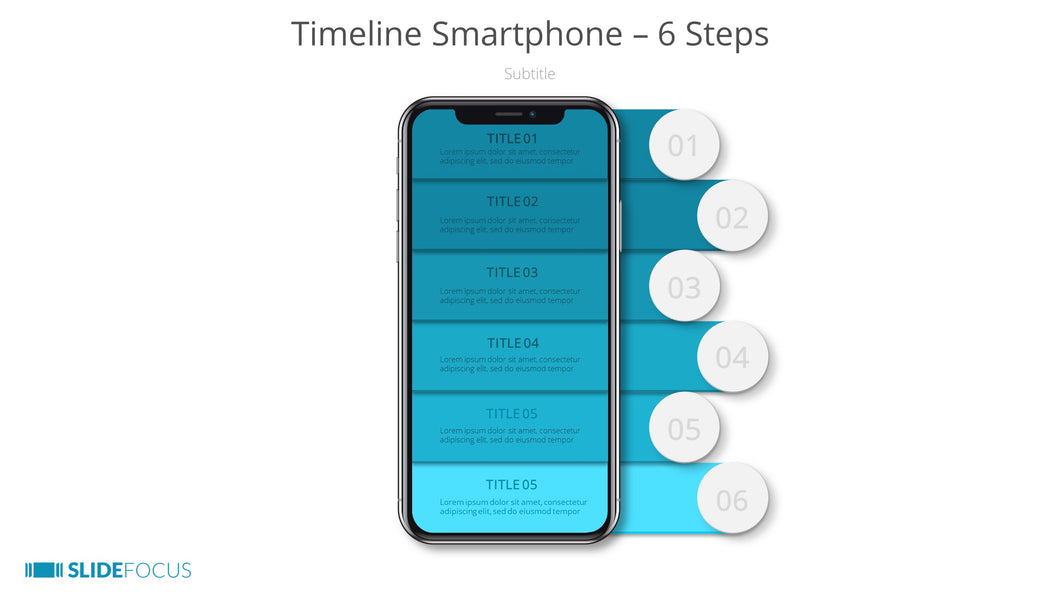 Timeline Smartphone 6 Steps