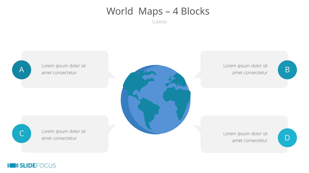 World Maps 4 Blocks