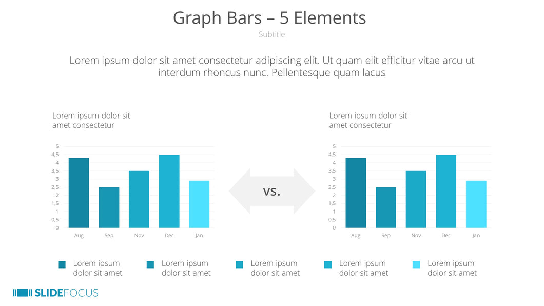 Graph Bars 5 Elements