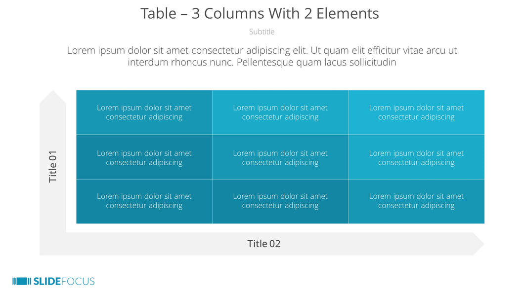 Table 3 Columns With 2 Elements
