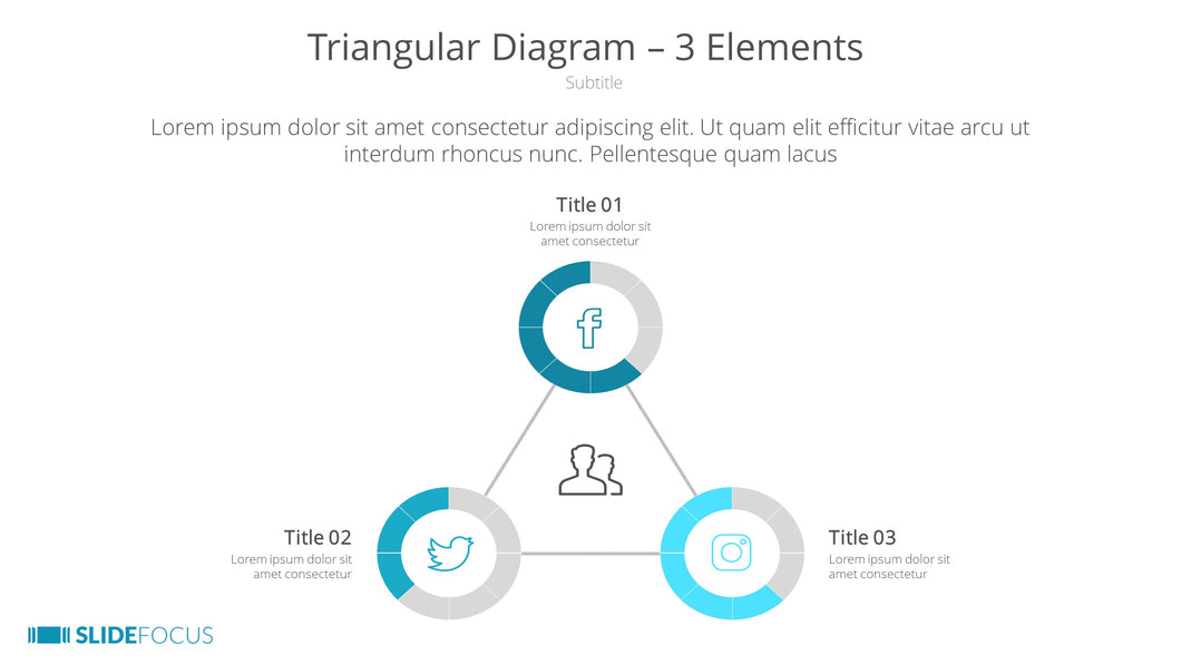 Triangular Diagram 3 Elements