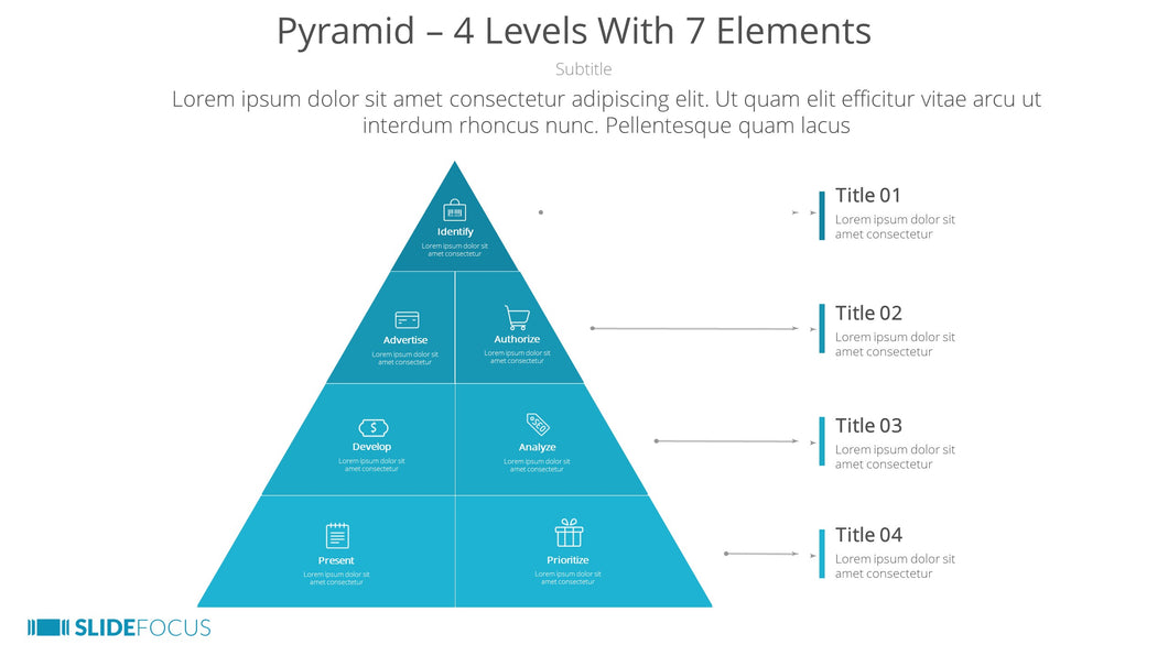 Pyramid 4 Levels With 7 Elements