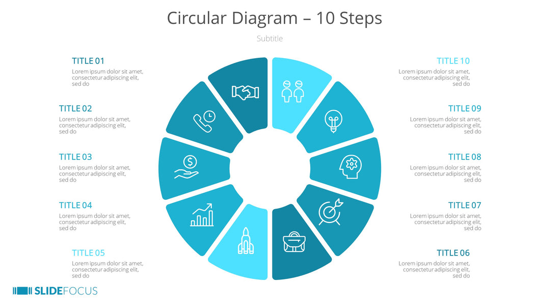 Circular Diagram 10 Steps