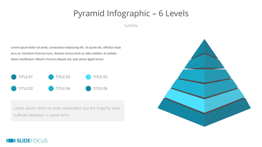Pyramid Infographic 6 Levels