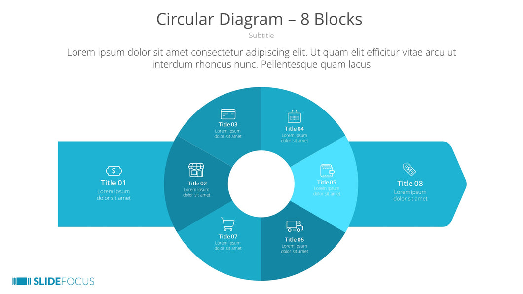 Circular Diagram 8 Blocks