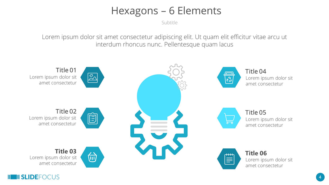 Hexagons 6 Elements