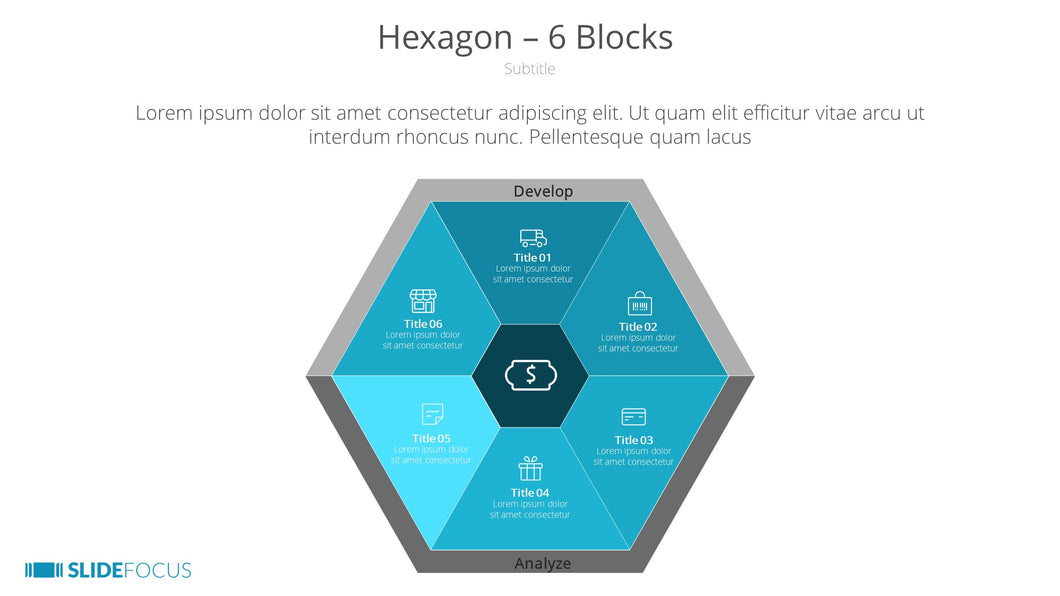 Hexagon 6 Blocks