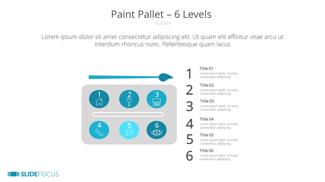 Paint Pallet 6 Levels