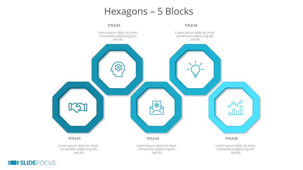 Hexagons 5 Blocks