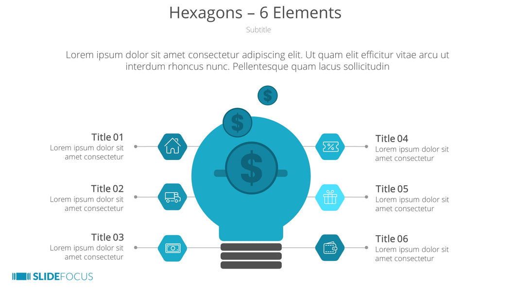 Hexagons 6 Elements