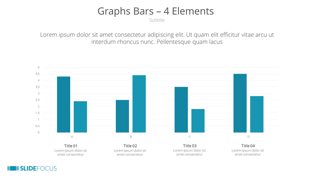 Graphs Bars 4 Elements