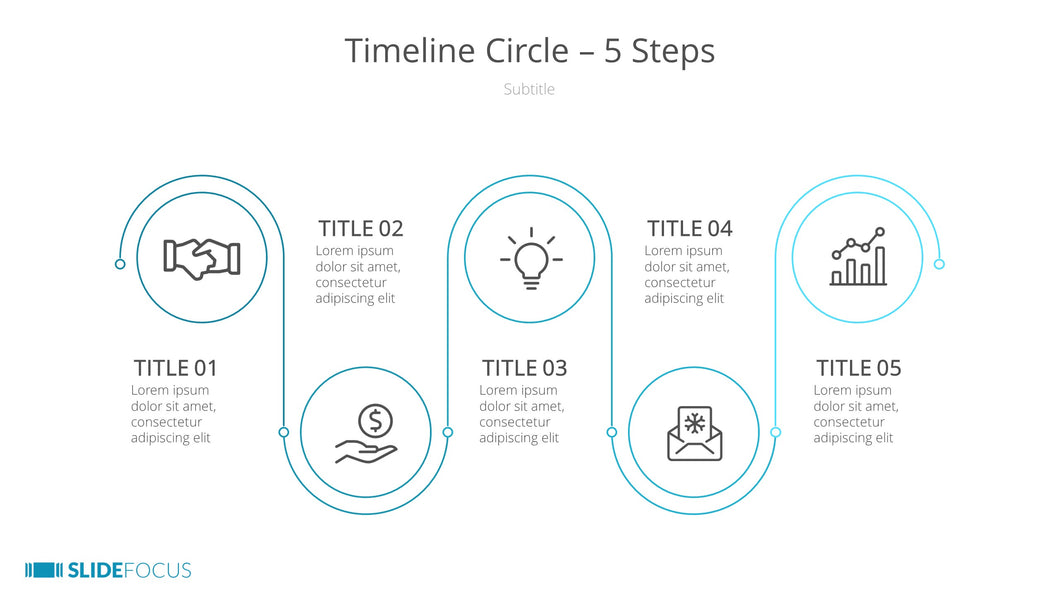 Timeline Circle 5 Steps