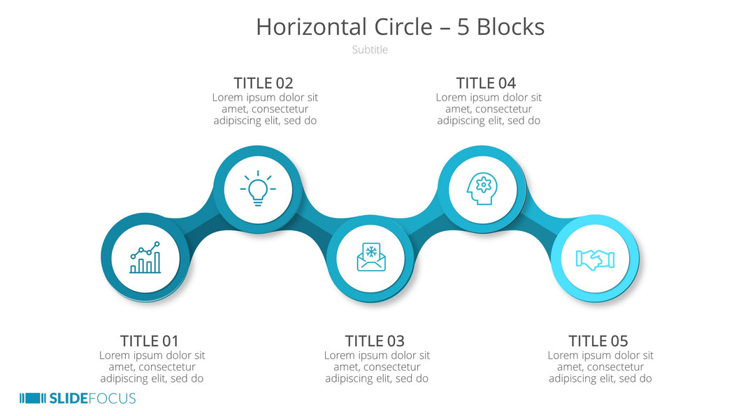 Horizontal Circle 5 Blocks