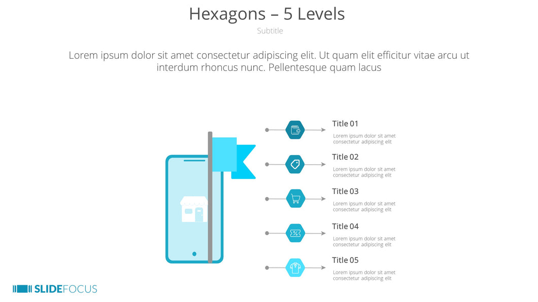 Hexagons 5 Levels