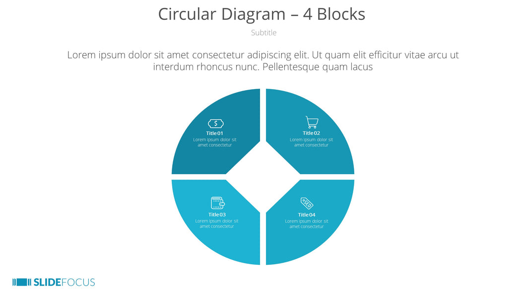 Circular Diagram 4 Blocks
