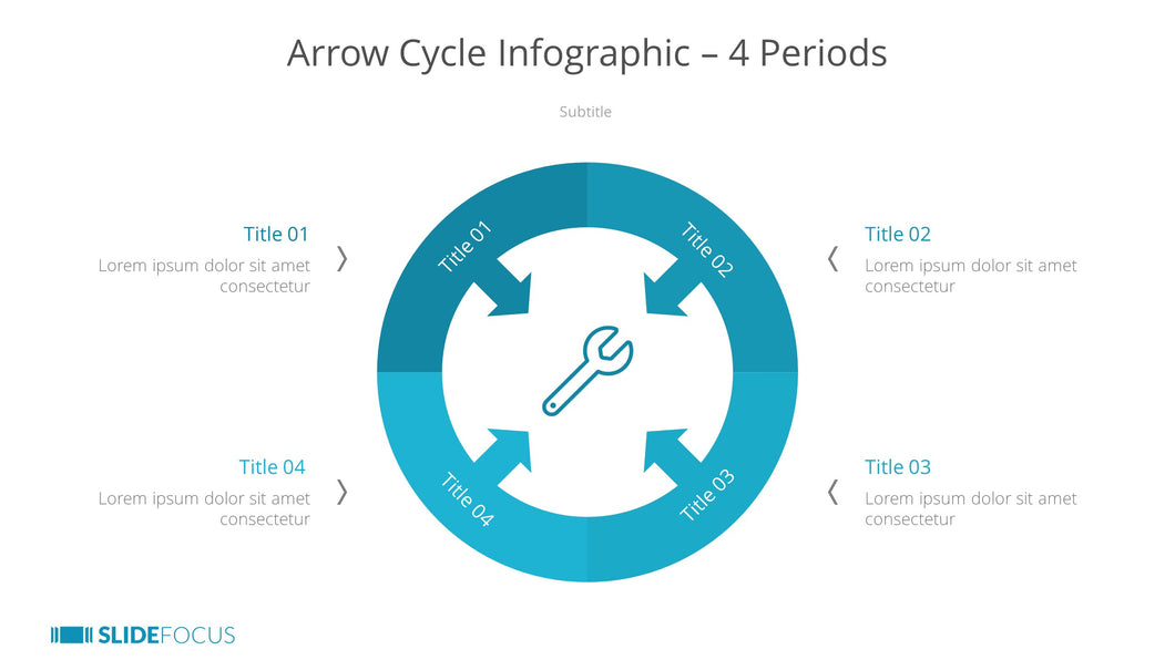 Arrow Cycle Infographic 4 Periods