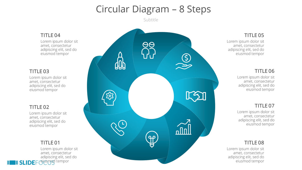 Circular Diagram 8 Steps