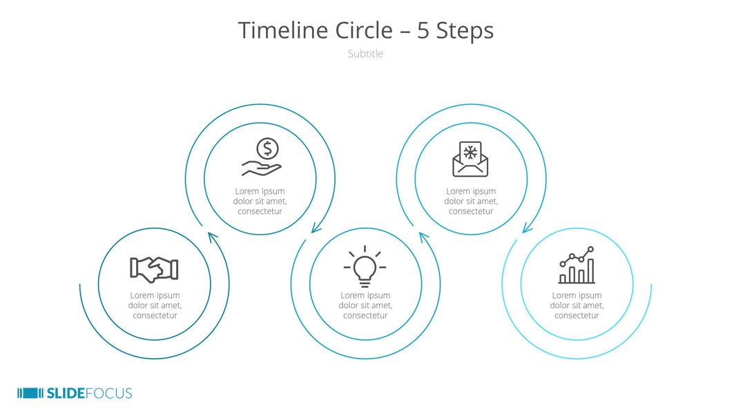 Timeline Circle 5 Steps