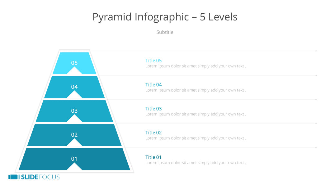 Pyramid Infographic 5 Levels