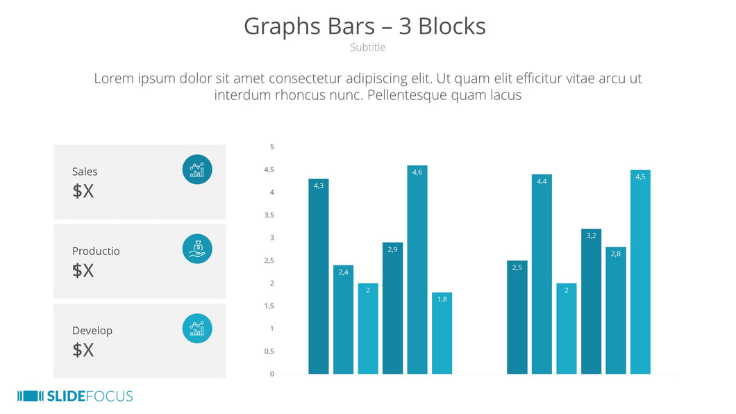 Graphs Bars 3 Blocks