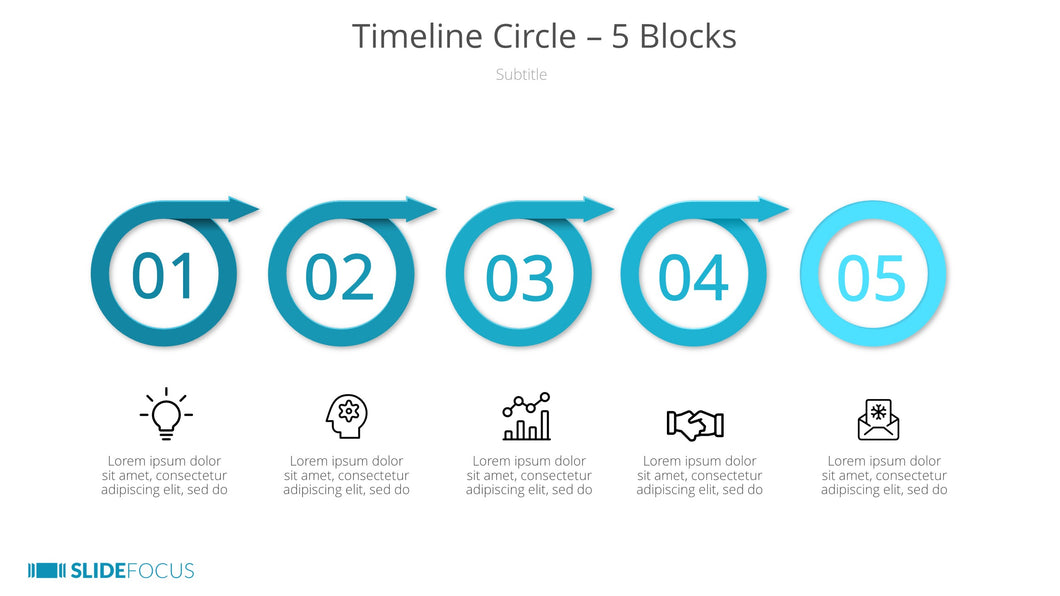 Timeline Circle 5 Blocks