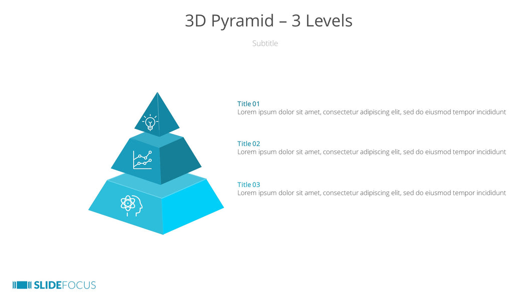 3D Pyramid 3 Levels