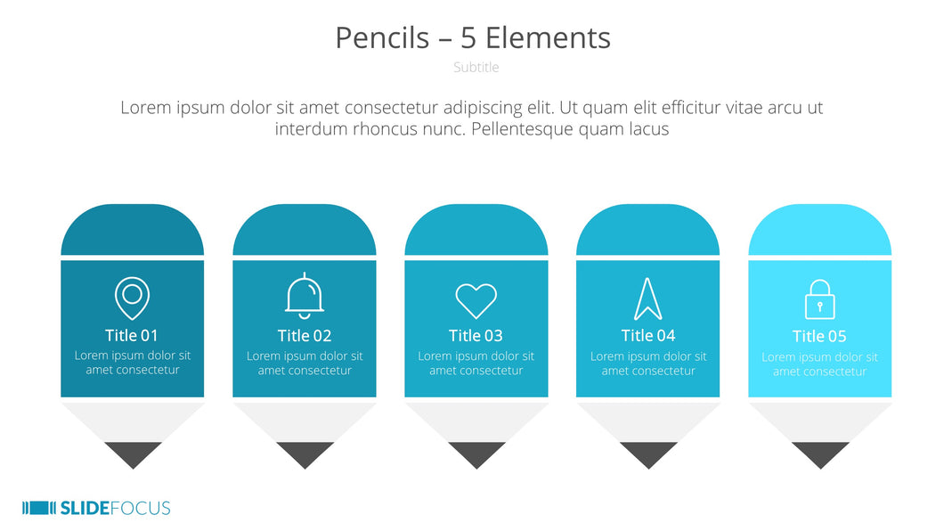 Pencils 5 Elements