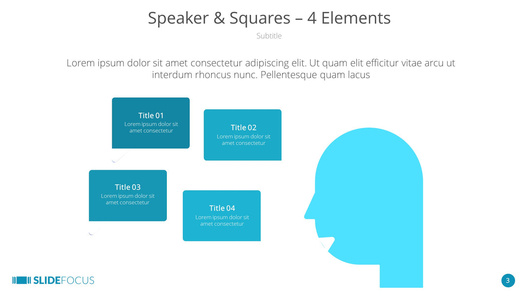 Speaker Squares 4 Elements