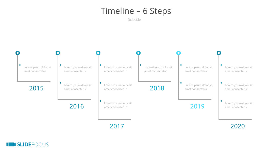 Timeline 6 Steps