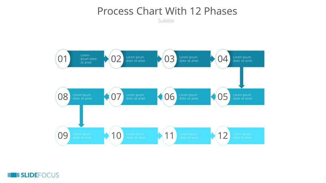 Process Chart With 12 Phases