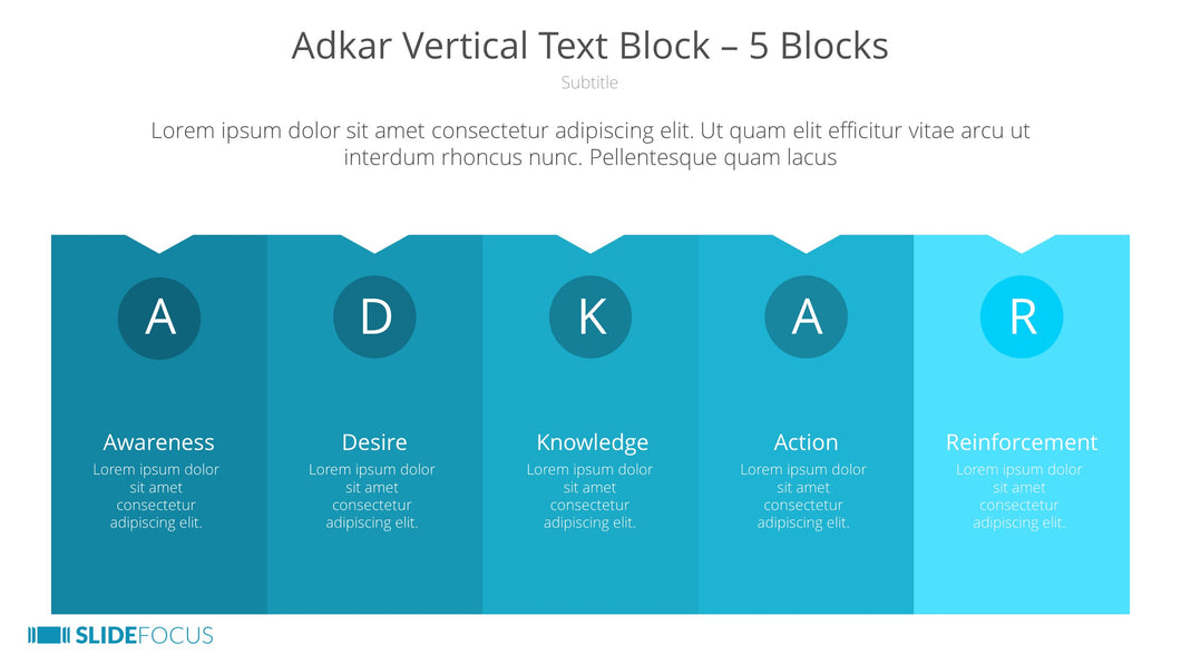 Adkar Vertical Text Block 5 Blocks