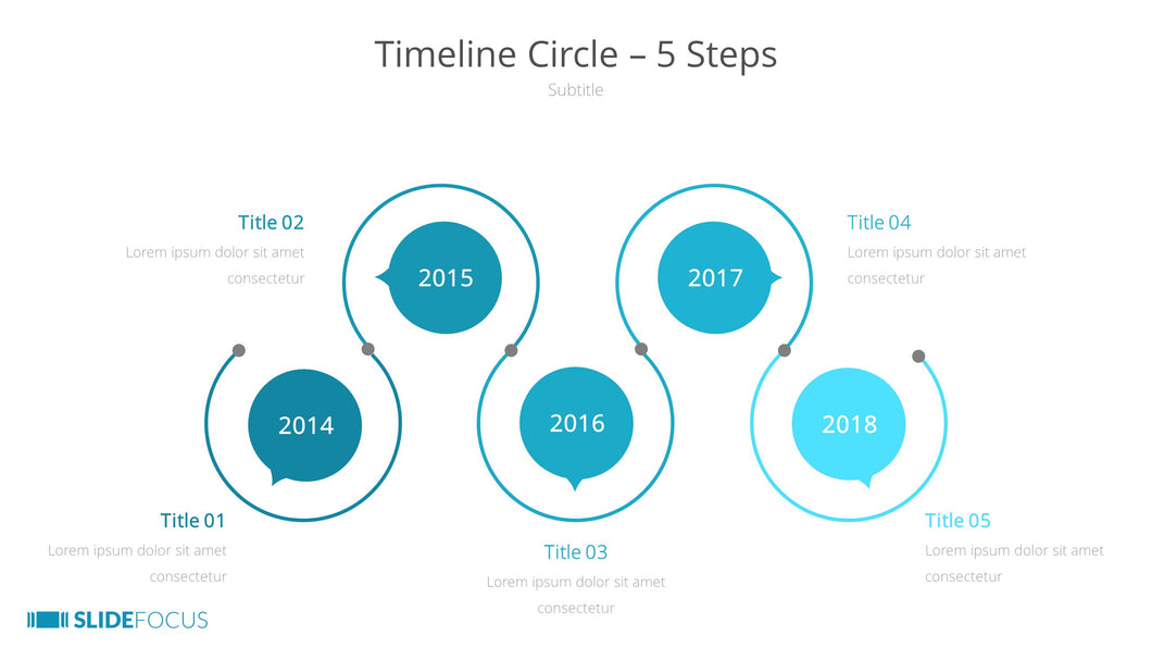 Timeline Circle 5 Steps