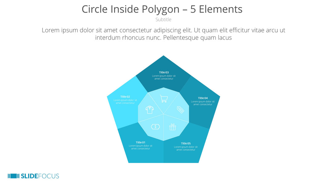 Circle Inside Polygon 5 Elements