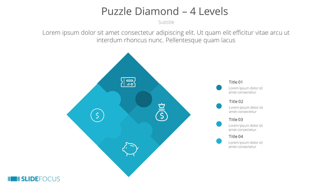 Puzzle Diamond 4 Levels