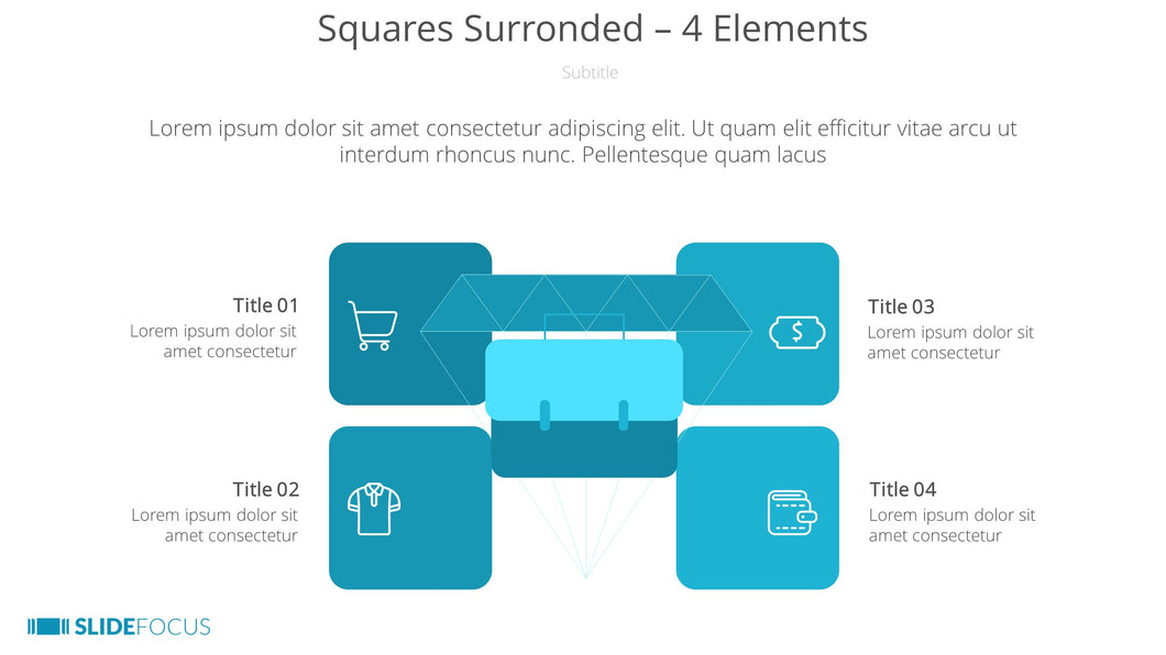 Squares Surronded 4 Elements