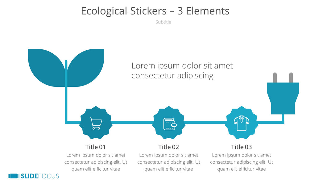 Ecological Stickers 3 Elements