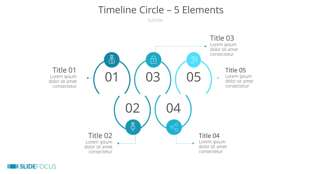 Timeline Circle 5 Elements