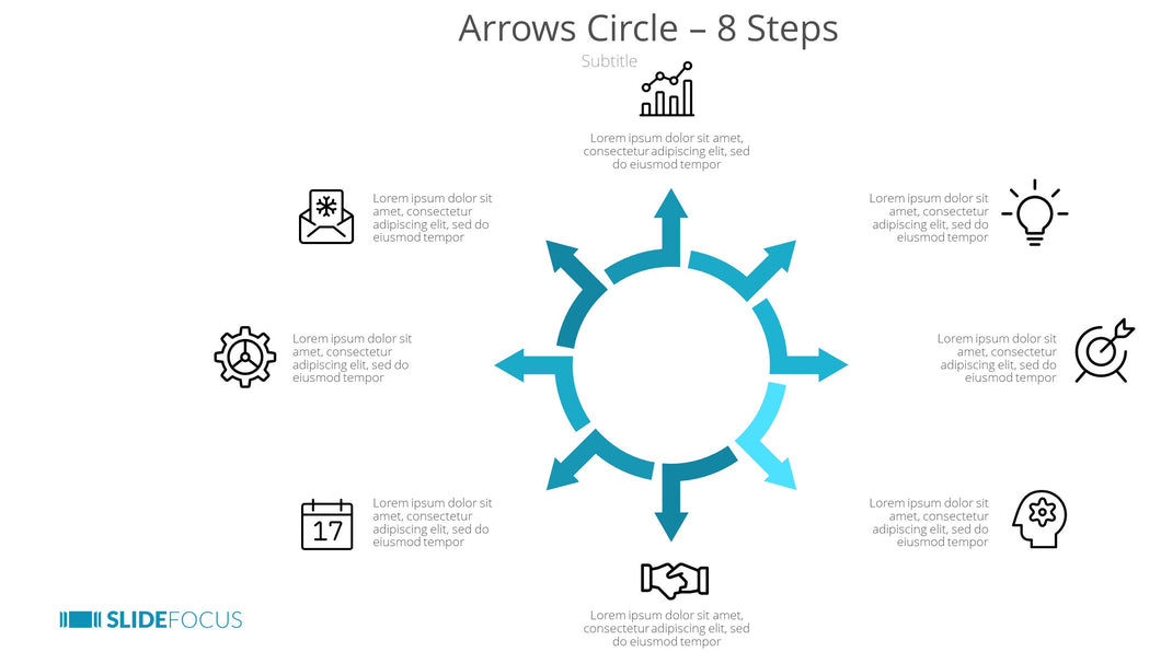 Arrows Circle 8 Steps