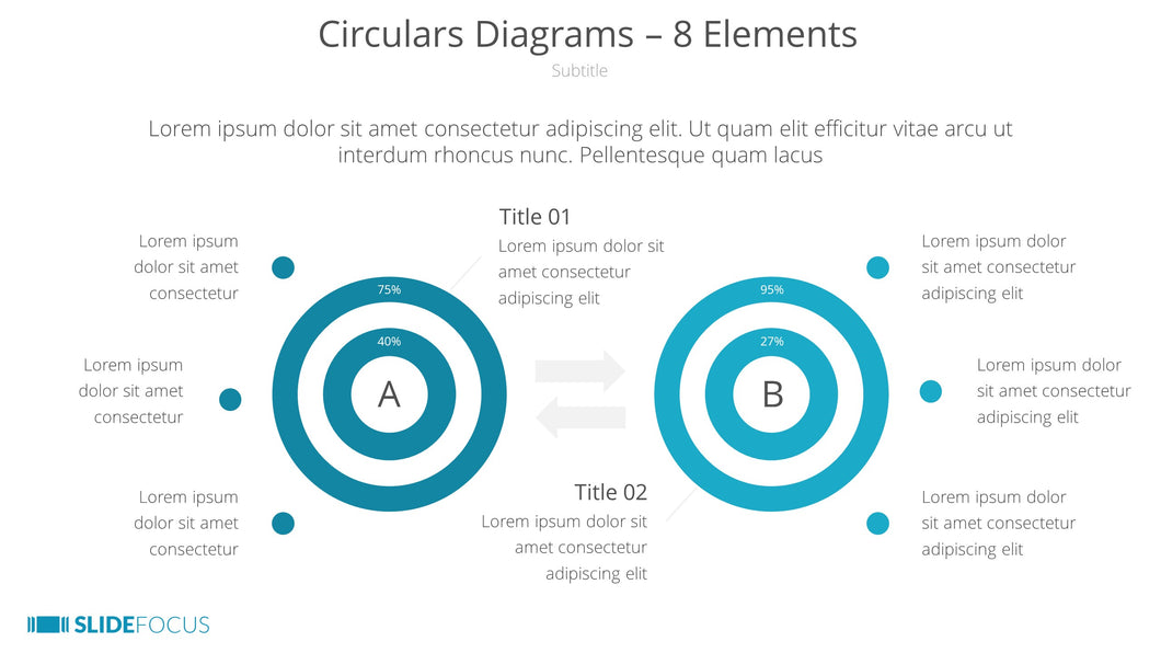 Circulars Diagrams 8 Elements