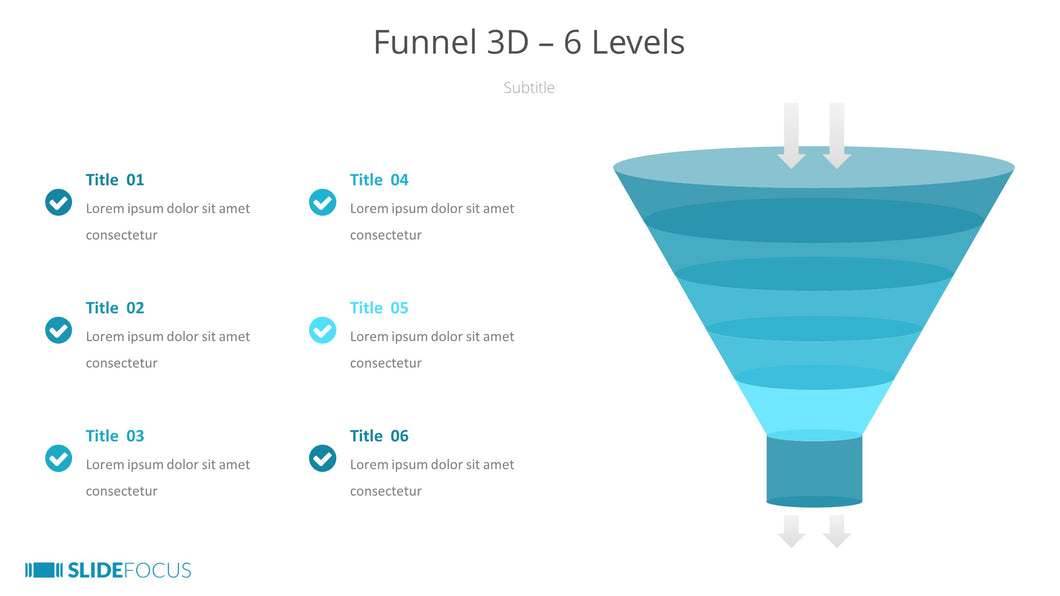 Funnel 3D 6 Levels