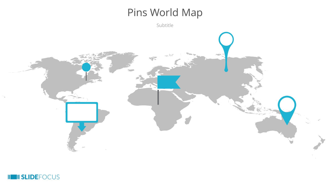 Pins World Map